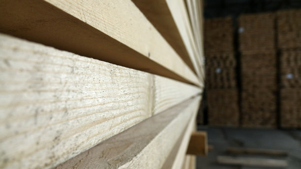 工厂用于生产木板。Pilorama。生产的概念，制造和木工。图片下载