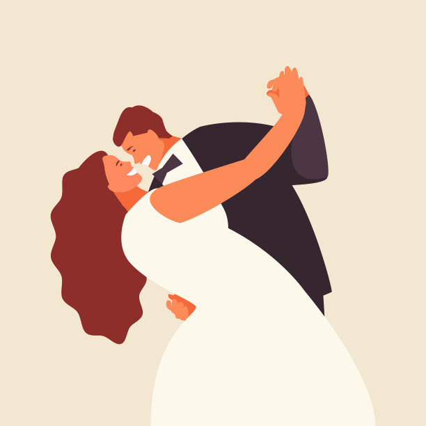 新娘和新郎举行新婚婚礼图片下载