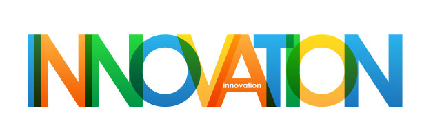 创新彩色字体横幅图片下载