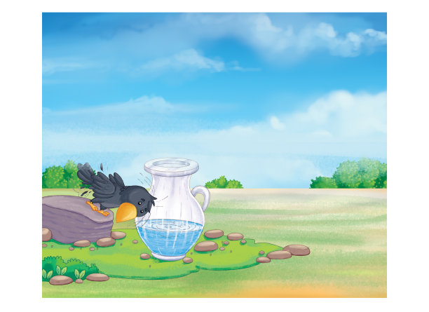 口渴的乌鸦图片下载