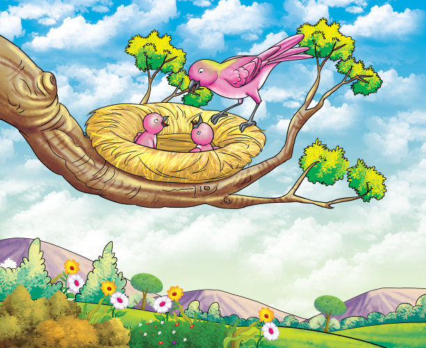 鸟的巢图片下载