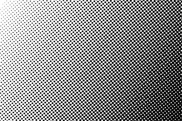 半色调图案背景，矢量半色调点纹理背景。图片下载