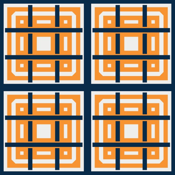 阿拉伯几何马赛克图案图片下载