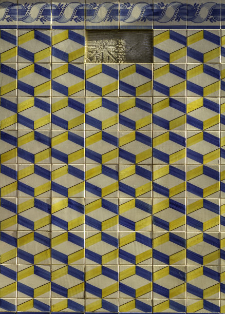 葡萄牙里斯本的墙壁瓷砖图片下载