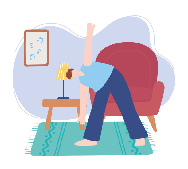 待在家里，男孩做运动，自我隔离，活动在隔离的冠状病毒图片下载