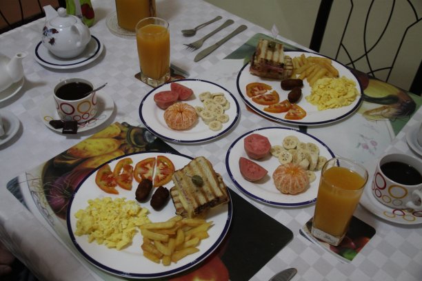 古巴酒店早餐图片下载