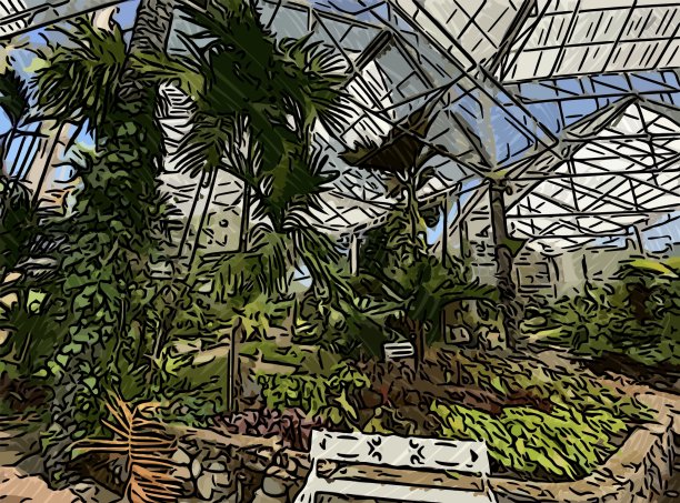 色彩自然花园图片下载