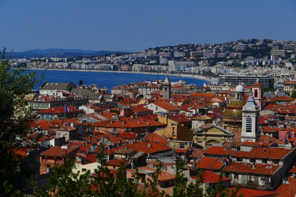 从城堡的山上看老城，不错图片下载