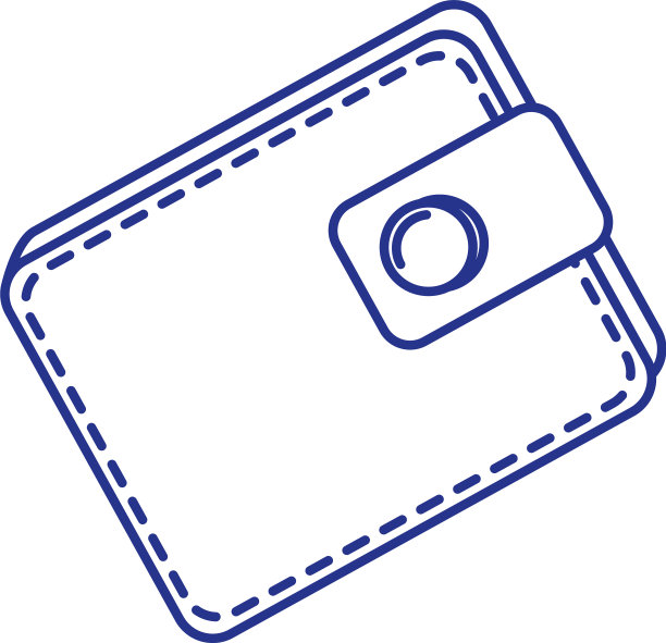 钱包钱包配件孤立图标图片下载