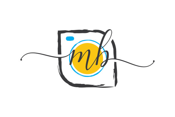 M b最初用毛笔手写标识设计图片下载