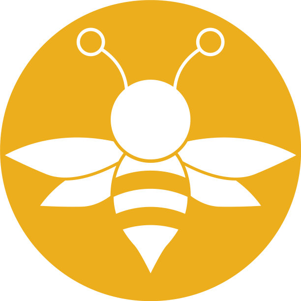 蜜蜂标志图标图片下载