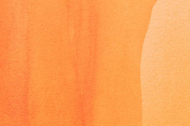 抽象艺术背景亮珊瑚色和深橘色。水彩画在画布上与柔和的红色梯度。图片下载