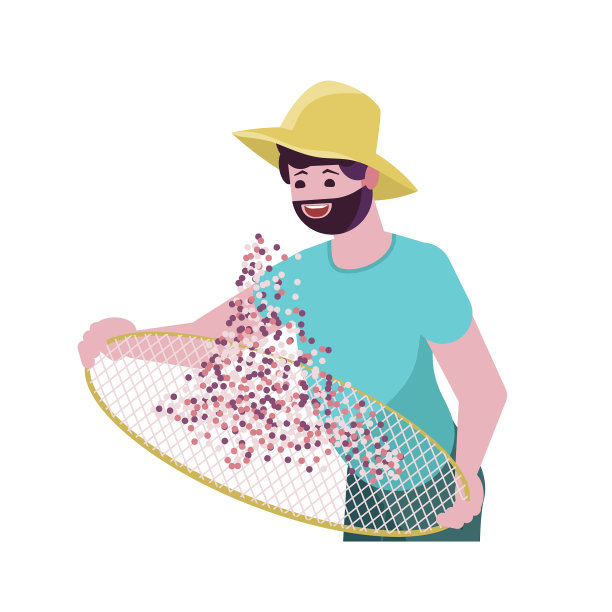 男性咖啡农民图片下载