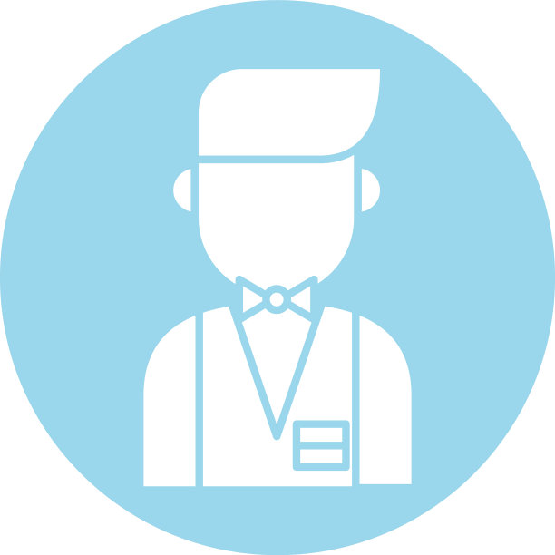 餐厅服务员角色图标图片下载