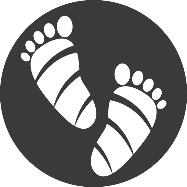 足疗师标志图标图片下载