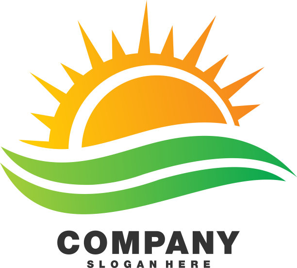 摘要日落标志设计图片下载