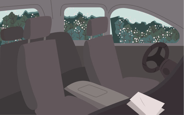 汽车内饰设计车辆与布景图片下载