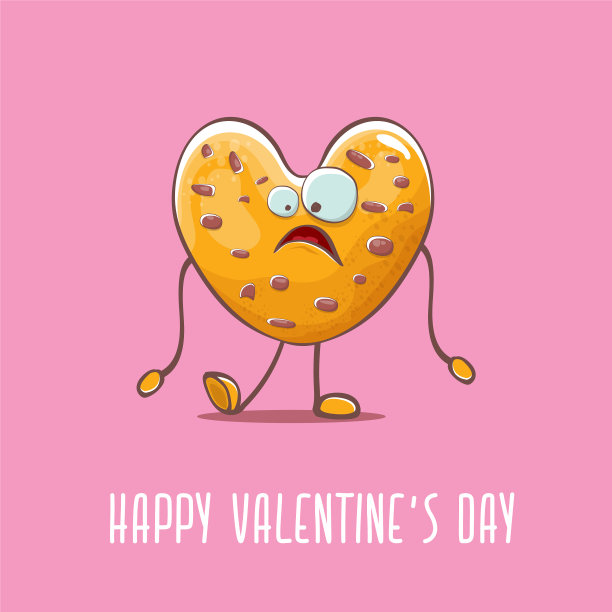 有趣的手绘情人节问候图片下载