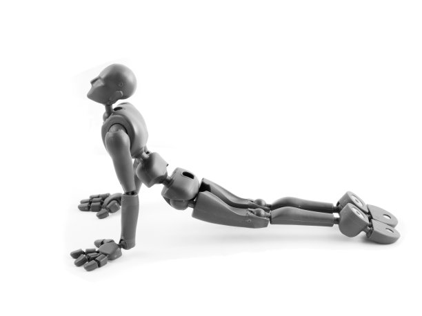 姿势库-瑜伽-向太阳致敬-菩提式图片下载