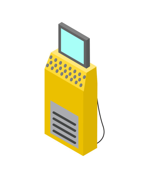 生产控制计算机矢量插图图片下载