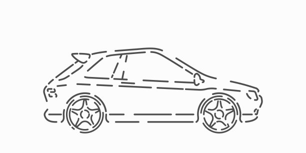 矢量平面插图的小城市汽车图标图片下载