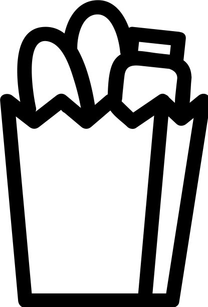 商店图标孤立轮廓符号图片下载