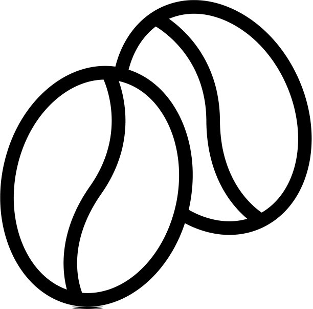 咖啡图标孤立轮廓符号图片下载