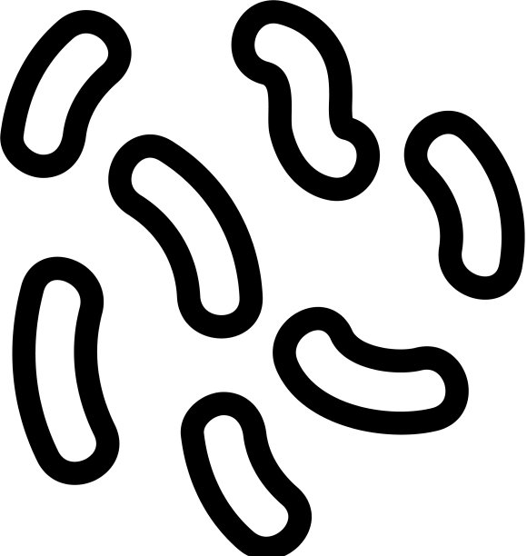 内脏棒图标是一个孤立的轮廓图片下载