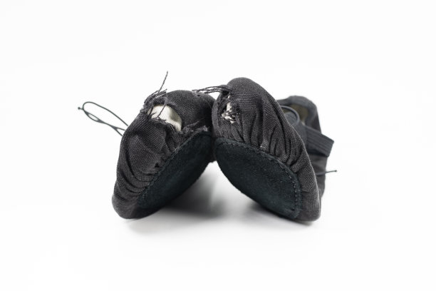 帆布芭蕾舞鞋的洞图片下载