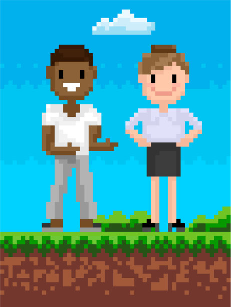 超级英雄站在户外探险图片下载