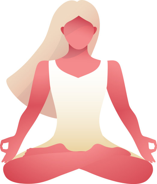 女性瑜伽莲花体位或体式女性身材图片下载