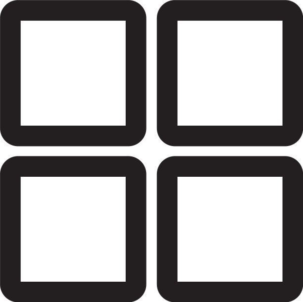 标志设计可以用四格方格进行图片下载