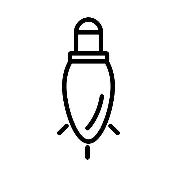 圣诞灯泡图标矢量模板图片下载