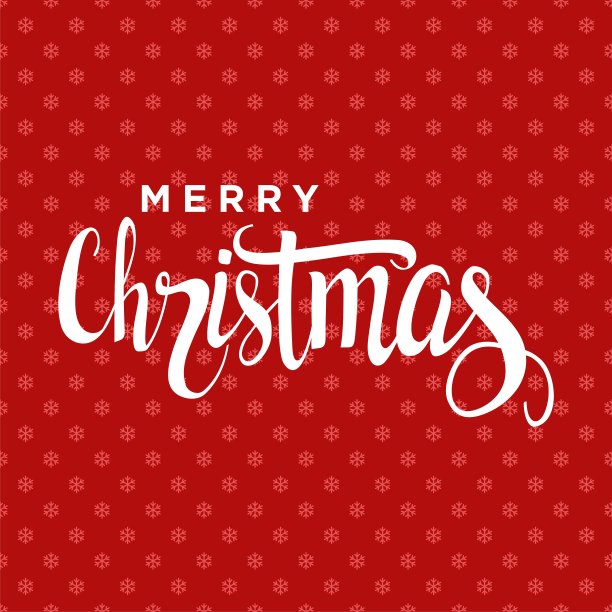 圣诞快乐和新年贺卡矢量模板插图设计。向量EPS 10。图片下载