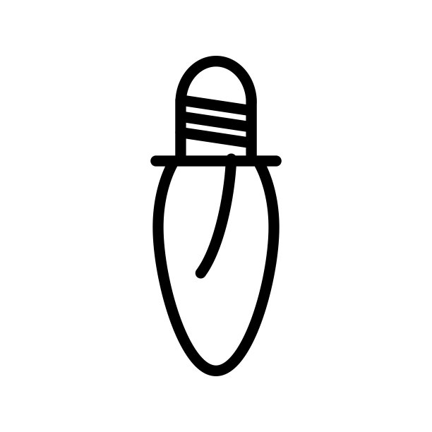 圣诞灯泡图标矢量模板图片下载