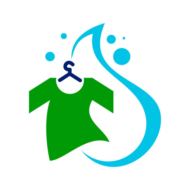 洗衣标志模板或洗涤服务房图片下载