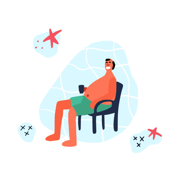 夏季概念矢量图图片下载