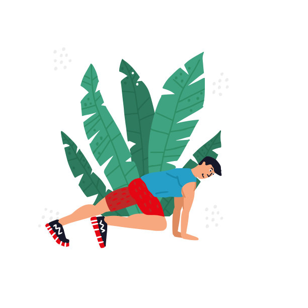 健身博客和健身应用程序的概念。图片下载