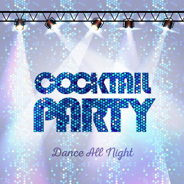 迪斯科背景。鸡尾酒会图片下载