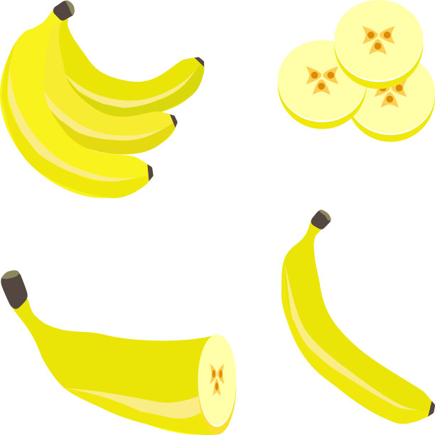 鲜亮的香蕉串图片下载