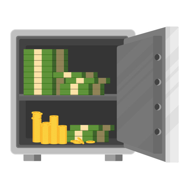 安全图标前视图上的白色背景图片下载