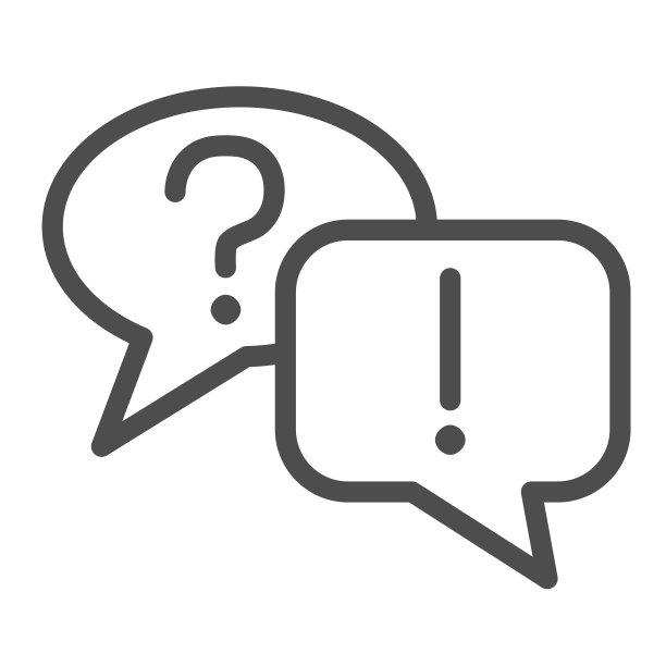 问答气泡线性图标图片下载