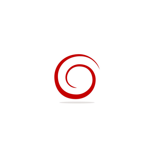 圆曲线圆抽象标志图片下载