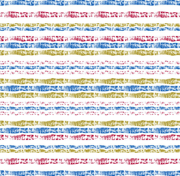 带模式。带有撕纸效果的垂直线条。分解边缘纹理。灰色，橙色，紫色在白色的背景。图片下载