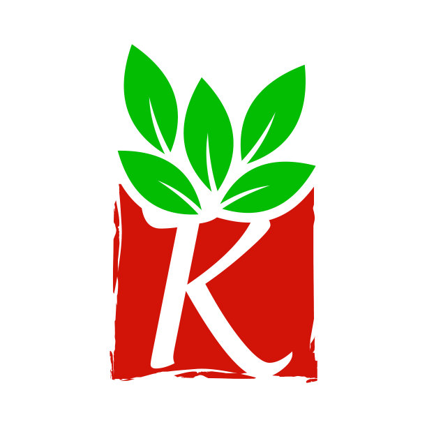 抽象的方叶初始k图片下载