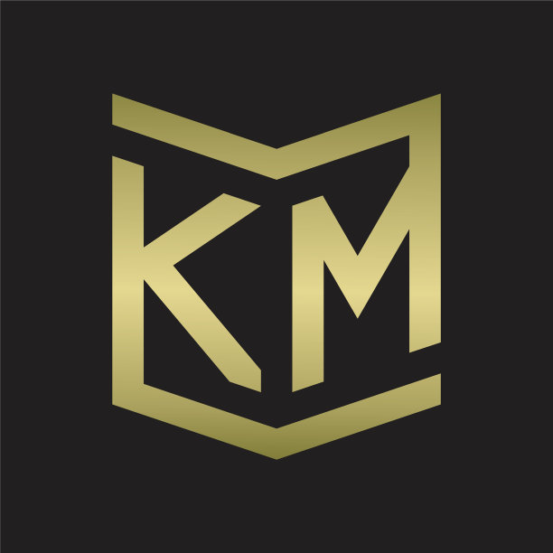 Km标志会徽以盾形图案图案设计图片下载