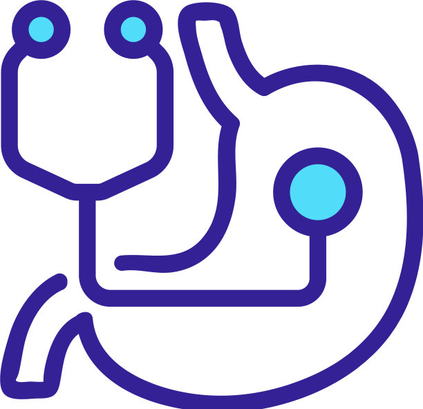 胃医生图标孤立轮廓图片下载