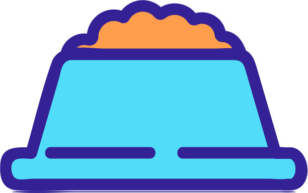 宠物碗图标孤立轮廓符号图片下载