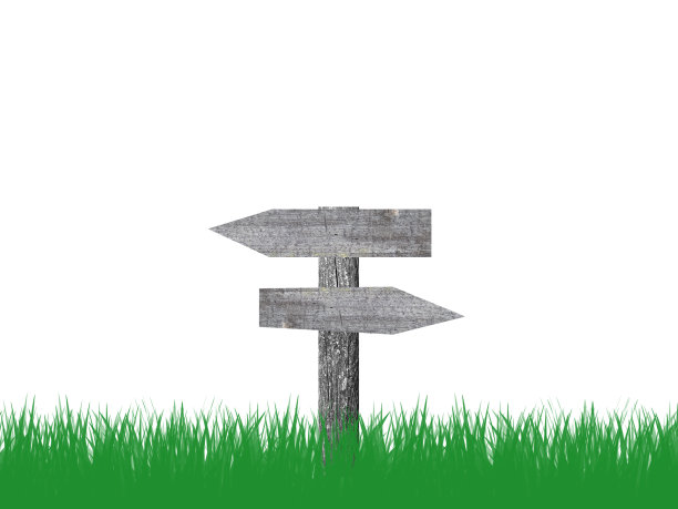 路标图形孤立白色背景图片下载