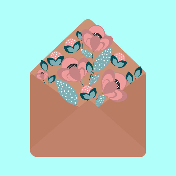 花卉背景与字母孤立矢量插图。现代艺术旗帜。优雅的装饰。植物墙纸。自然的概念。图片下载